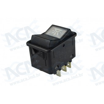 INTERRUPTOR ILUMINACAO INTERNA 24V 8 TER MBZ CAMINHAO/ONIBUS KOSTAL 3833180