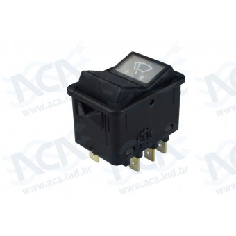 INTERRUPTOR DO LIMPADOR DO PARABRISA 2 VEL 24V 8 TER MBZ CAMINHAO/ONIBUS 1958/2012 KOSTAL 3833151
