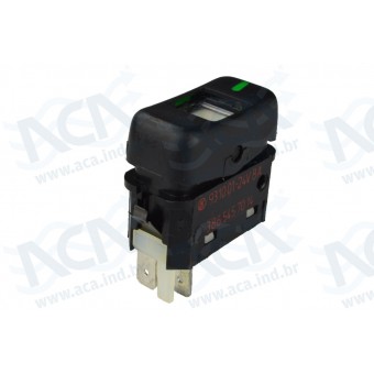 INTERRUPTOR DE TECLA 1 POSICAO 24V 8 TER MBZ CAMINHAO/ONIBUS 1988/2012 KOSTAL 3931001