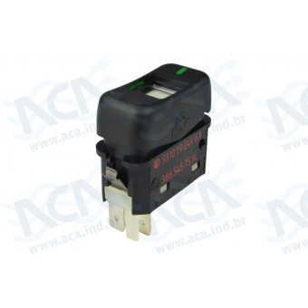 INTERRUPTOR DE TECLA 1 POSICAO 24V 5 TER MBZ CAMINHAO/ONIBUS 1988/2012 KOSTAL 3931019
