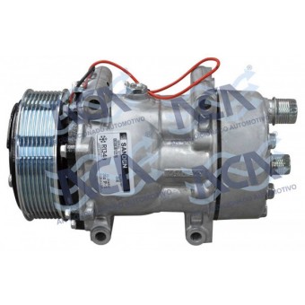 COMPR SANDEN SE7H15 119MM 12V 8PK 4 PARAF PASSANTE UNIV SAIDA TRAS ALTA