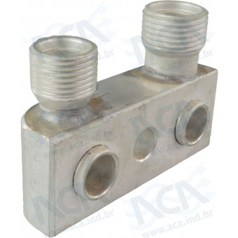 CONECTOR COMPR TAMPA FLEX SAIDA P/ CIMA NIPEL ORING (BLOCO BAIXO)