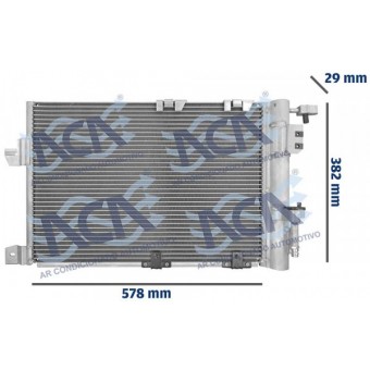 COND GM ASTRA/VECTRA/ZAFIRA 1999/2009 DENSO