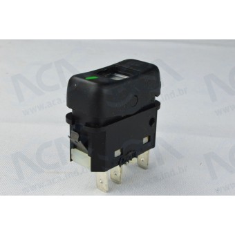 INTERRUPTOR DE TECLA 1 POSICAO 24V 4 TER MBZ CAMINHAO/ONIBUS 1988/2012 KOSTAL 3931014