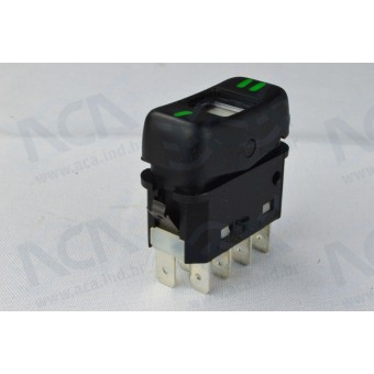 INTERRUPTOR DE TECLA 2 POSICAO 24V 8 TER MBZ CAMINHAO/ONIBUS/MARCOPOLO/VOLARE 88/2012 KOSTAL 3931021