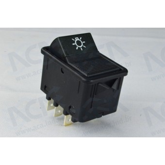 INTERRUPTOR GERAL DAS LUZES 24V 8 TER MBZ CAMINHAO/ONIBUS/MARCOPOLO/VOLARE 2003/2014 KOSTAL 3833113