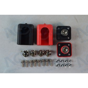 TERMINAL P/ BATERIA ROSCA DUPLA 200A PAR - POSITIVO + NEGATIVO