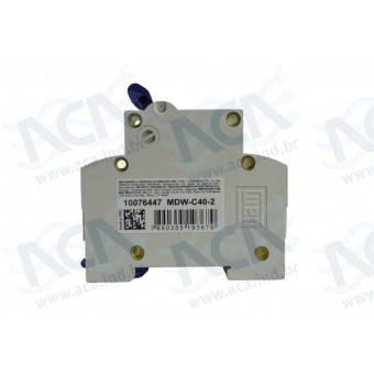 DISJUNTOR TERMOMAGN MDW-C40-2 40A - BUS - WEG