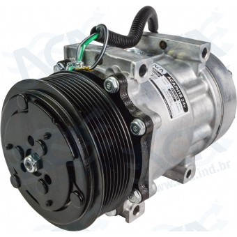 COMPR ACA SL7H15 119MM 8PK 24V 4 PAR/PASS SAIDA FLEX