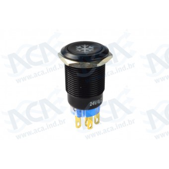 TECLA AC RED 24V TOUCH S/CHIC (LED VERDE)