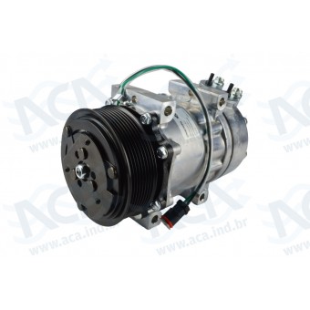 COMPR MARELLI SD7H15 119MM 8PK 24V 4 PARAF PASSANTE SAIDA P/CIMA SCANIA P/G/R 08>12 CPMM7009SC