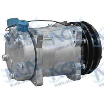 COMPR MOD SANDEN SD5H14 C/A DUPLA 12V 8 OREL SAIDA P/ CIMA