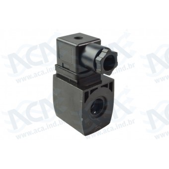 VALVULA SOLENOIDE ELETROMAGNETICA DC12 MAQ RECICLADORA ACAZE