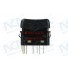 INTERRUPTOR DE TECLA 1 POSICAO 24V 6 TER MBZ CAMINHAO/ONIBUS/MARCOPOLO/VOLARE 88/2012 KOSTAL 3931013 - Imagem: 5