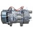 COMPR SANDEN SE7H15 119MM 12V 8PK 4 PARAF PASSANTE UNIV SAIDA TRAS ALTA - Imagem: 1