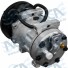 COMPR MARELLI SE7H15 135MM 24V 8PK 4 PARAF PASSANTE SAIDA TRAS FLEX CATERPILLAR/CASE CPMM7006CA - Imagem: 2