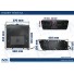 CJ CXA EVAP UNIVERSAL VERTICAL  DIF. RETANGULAR - AL - 12V - Imagem: 13