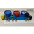 MANGUEIRA P/MANOMETRO 3 MANIFOLD R134 VR/AZ/AM 2,0M 600>3000PSI ACA TOOLS - Imagem: 2