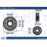 POLIA SANDEN QP7H15/7H13 DUPLO CANAL A 125MM (BOB CAT) - Imagem: 6