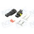 CJ CONECTOR MACHO/FEMEA 2 VIA PRETO SELADO C/TERM - IMP - Imagem: 2
