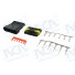 CJ CONECTOR MACHO/FEMEA 6 VIA PRETO SELADO C/TERM - IMP - Imagem: 1