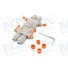 CONECTOR MACHO/FEMEA FIOS DA BATERIA EQ ELETRICO ACA PC2200/2300 SELADO - Imagem: 1