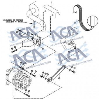 KIT COMPR VW 5140/8150 DELIVERY MWM SPRINT SD (FI)