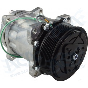 COMPR ACA SL7H15 119MM 8PK 12V 8 ORELHAS UNIV SAIDA TRAS CURTA
