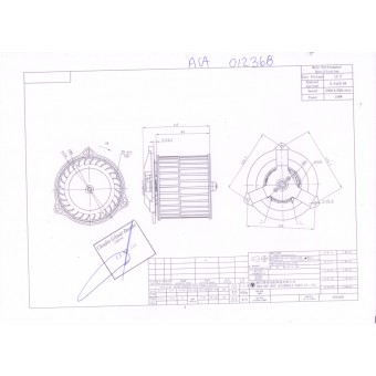 MOTOR CXA FIAT UNO C/AC ATE 2012 ACA