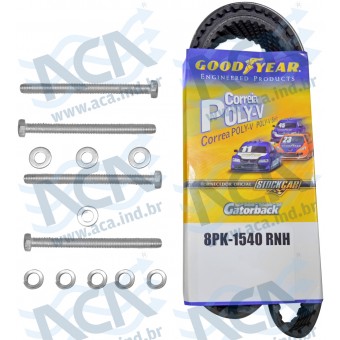 KIT COMPR VOLVO FH / FM 08 > (POLIA COMPR 180MM)