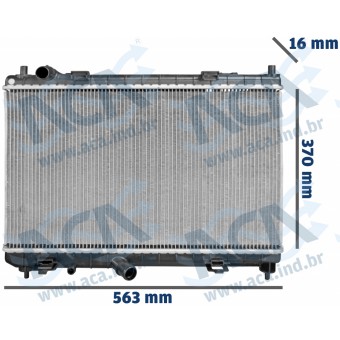 RADIADOR DE AGUA FORD FIESTA 2011>2016/KA  1.5/1.6 2015>2020 C/AR=S/AR DELPHI RA20236