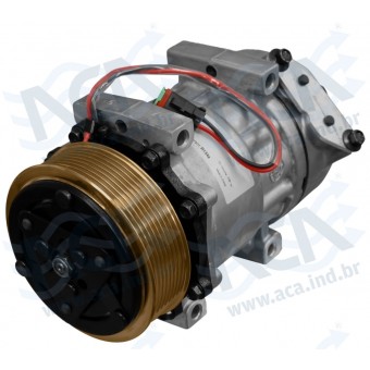 COMPR MARELLI SANDEN SE7H15 123MM 24V 8PK 4 PARAF PASSANTE  SCANIA 114/124/164 PASSANTE CPMM7005SC