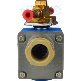 VALVULA SOLENOIDE P/ PASSAGEM DE GAS ELGIN 220V 50/60 HZ 1/4 SOLDA VSE014S