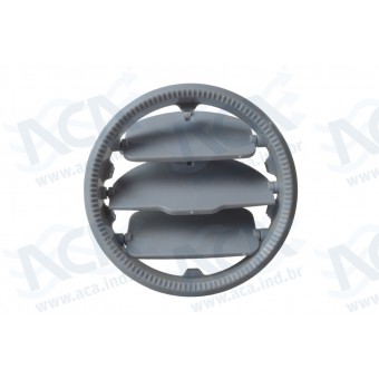 DIFUSOR DE AR REDONDO GR CINZA ACA KT 2800 95/85MM (AR ELETRICO)