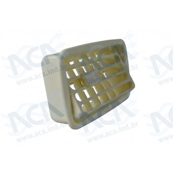 DIFUSOR DE AR RETANGULAR BRANCO 100X60MM