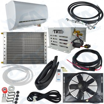 EQUIP PK ELETRICO AC OCULTO/CABINE 12V MOD ACA KT 2300 LT HIDDEN - IMP