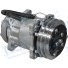 COMPR SANDEN SD7H15 119MM C/A DUPLO 12V 8 OREL UNIV SAIDA FLEX - Imagem: 1