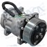 COMPR SANDEN SD7H15 119MM 8PK 24V 8 OR UNIV SAIDA FLEX ORIG - Imagem: 1