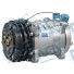 COMPR MOD SANDEN SD5H14 C/A DUPLA 12V 8 OREL SAIDA P/ CIMA - Imagem: 2