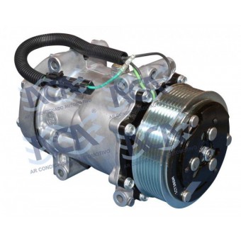 COMPR ACA SANDEN CONST MAN 8PK 24V FLEX CCS 4 PARAF PASSANTE