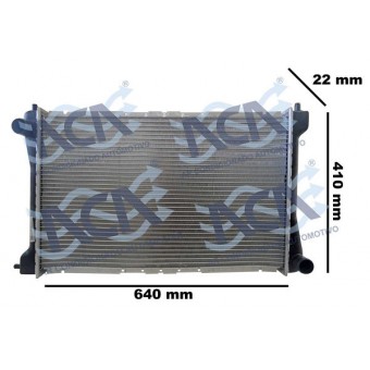 RADIADOR DE AGUA GM S10/BLASER 2.8 MWM 06/11  DELPHI RA10048