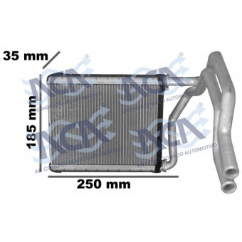 RADIADOR AQ TOYOTA CAMRY 2007/2010 250 X 185 X 35