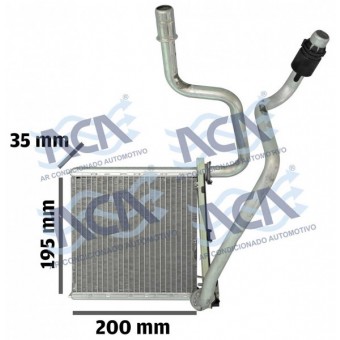 RADIADOR AQ VW GOLF/FUSCA MOD NOVO 2015 COM TUBO