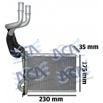 RADIADOR AQ RENAULT MEGANE 2000 > NISSAN SENTRA 2013> 230 X 175 X 35