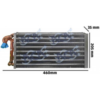 RADIADOR AQ JCB 422ZX 8X361 2F 14APPX3/8 PA CARREG