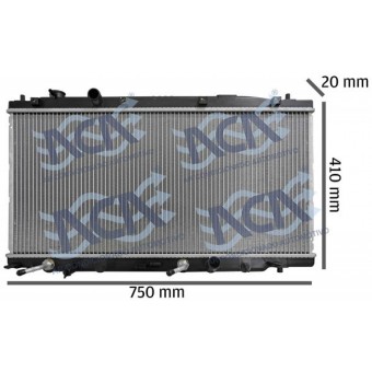 RADIADOR DE AGUA HONDA CITY/FIT 1.4/1.5 09>14 DENSO BC422176 1960RC