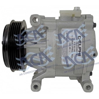 COMPR DELPHI SC06 105MM 12V 5PK 3 PARAF PASSANTE FIAT PALIO/UNO/PUNTO SCROLL PEQUENO CS20403