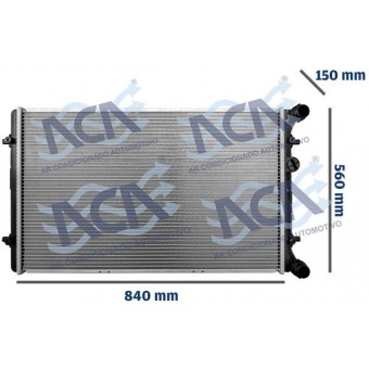 RADIADOR DE AGUA AUDI A3/VW BORA/GOLF 1.6/1.8/2.0 C/AR DENSO BC422176 1990RC