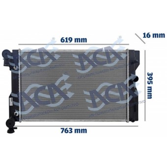 RADIADOR DE AGUA TOYOTA COROLLA 1.6/1.8/2.0 DENSO BC422136-3870RC