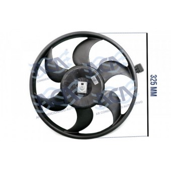 ELETRO VENT RAD VW GOL/PARATI/SAVEIRO 1.0/1.6/1.8/2.0 C/AR BOSCH F006KM0615 741